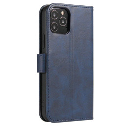 Magnetinis dėklas, elegantiškas dėklas su atvartu ir stovo funkcija Samsung Galaxy A73, mėlynas
