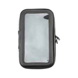 Dviračio vandeniui atsparus motociklo laikiklis, XL vairas telefono krepšys (maks. telefono dydis: 165 mm x 80 mm) juoda...