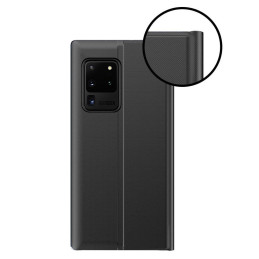 Naujas Sleep Case dangtelis su atvartu ir stovo funkcija, skirta Samsung Galaxy A73 black