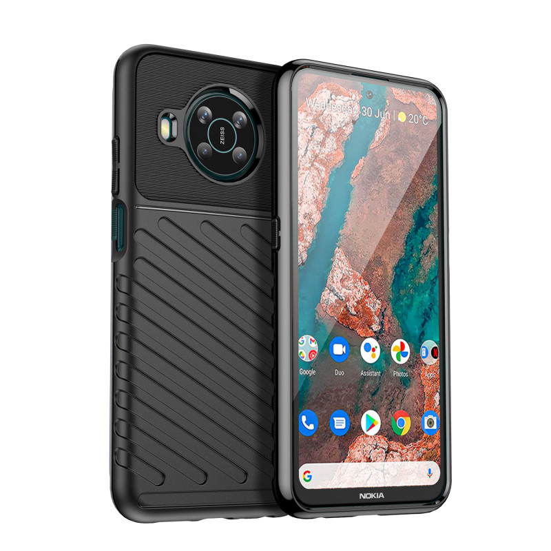 Thunder Case lankstus šarvuotas dangtelis Nokia X100 juodas