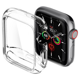 Spigen Ultra Hybrid dėklas Apple Watch 4/ 5/ 6/ SE (40mm) - skaidrus