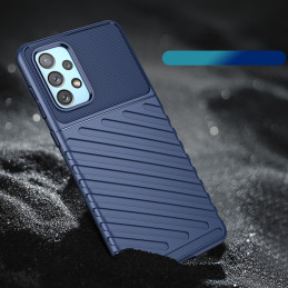 Thunder Case lankstus šarvuotas dėklas, skirtas Samsung Galaxy A73 mėlynas