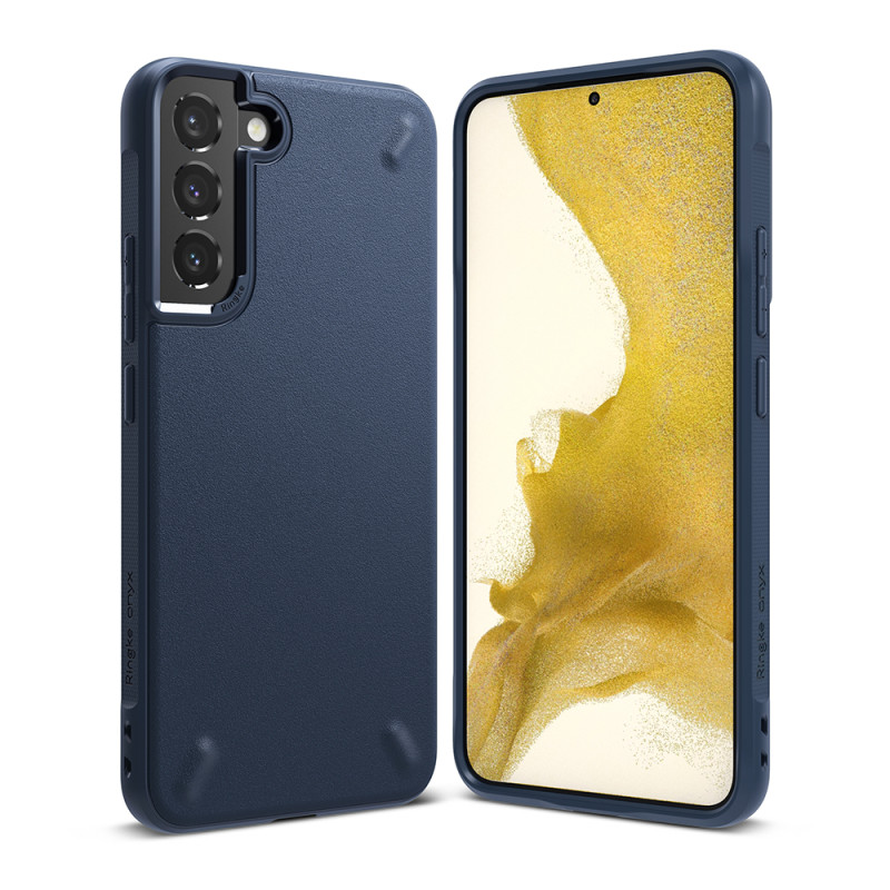 Ringke Onyx patvarus dėklo dangtelis, skirtas Samsung Galaxy S22+ (S22 Plus) tamsiai mėlynai