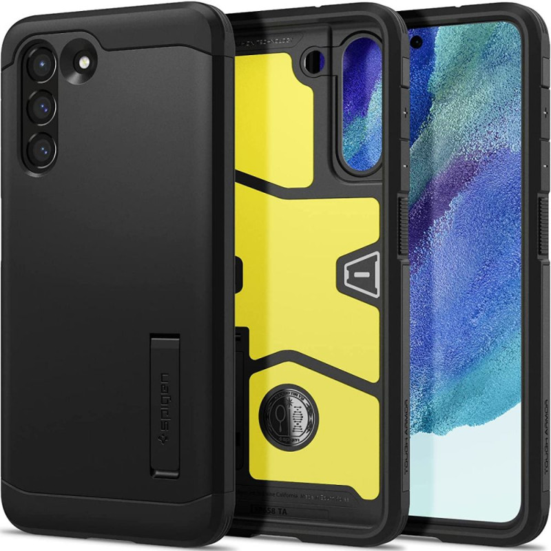 Spigen Tough Armor dėklas Samsung Galaxy S21 FE - juodas