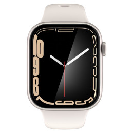Spigen ProFlex EZ Fit hibridinis stiklas Apple Watch 7 / 8 (41 mm) - 2 vnt.