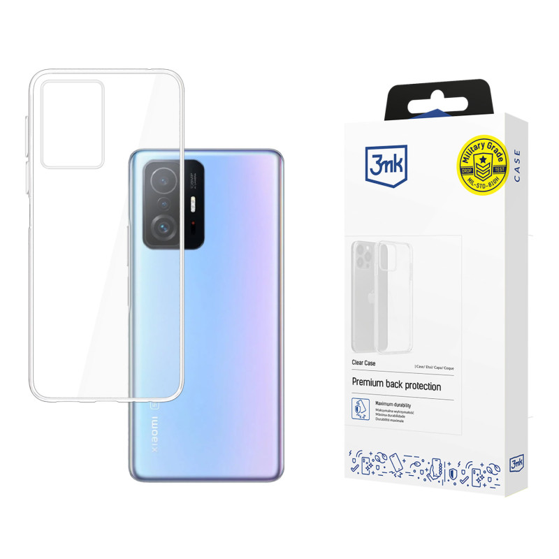 3mk skaidrus dėklas, skirtas Xiaomi 11T / 11T Pro - skaidrus