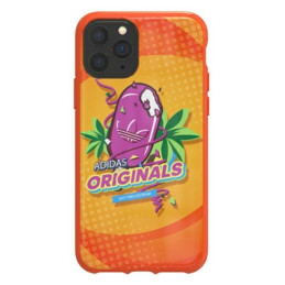 Adidas Molded Case BODEGA dėklas iPhone 11 Pro - oranžinis