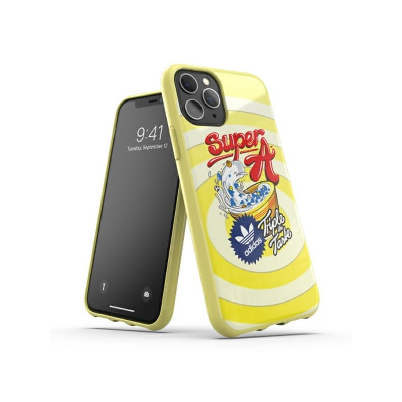 Adidas Molded Case BODEGA dėklas skirtas iPhone 11 Pro - geltonas