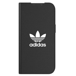 Adidas OR Booklet Case BASIC dėklas skirtas iPhone 13 - juodai baltas