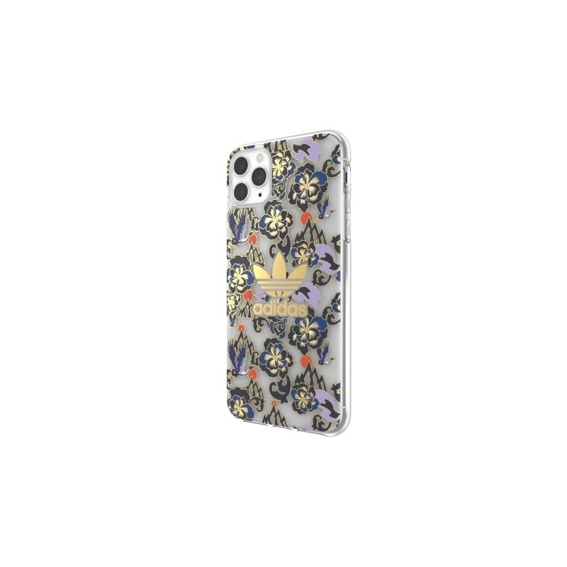 Adidas OR Clear Case CNY AOP skirtas iPhone 11 Pro Max – auksinis