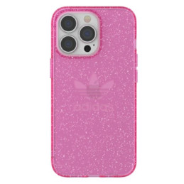 Adidas OR Protective Clear Case Glitter dėklas iPhone 13 Pro / iPhone 13 - rožinis