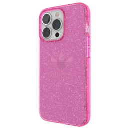 Adidas OR Protective Clear Case Glitter dėklas iPhone 13 Pro / iPhone 13 - rožinis