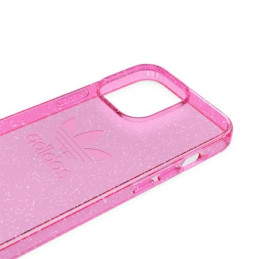 Adidas OR Protective Clear Case Glitter dėklas iPhone 13 Pro / iPhone 13 - rožinis