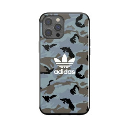 Adidas OR SnapCase Camo dėklas skirtas iPhone 12 Pro Max - mėlynos ir juodos spalvos