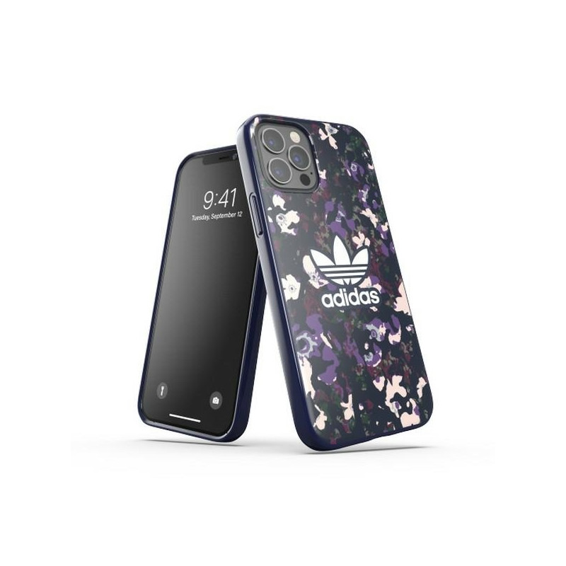 Adidas OR SnapCase Grafinis dėklas skirtas iPhone 12 Pro / iPhone 12 - alyvinė