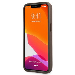 Guess 4G Stripe Collection dėklas iPhone 13 mini - rudas