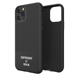 SuperDry Molded Canvas dėklas, skirtas iPhone 11 Pro - juodas