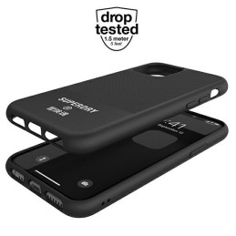 SuperDry Molded Canvas dėklas, skirtas iPhone 11 Pro - juodas