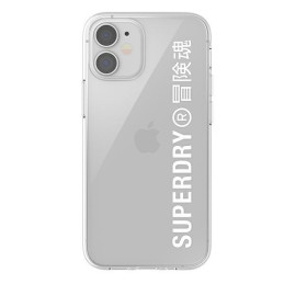 SuperDry Snap dėklas iPhone 12 mini - baltas