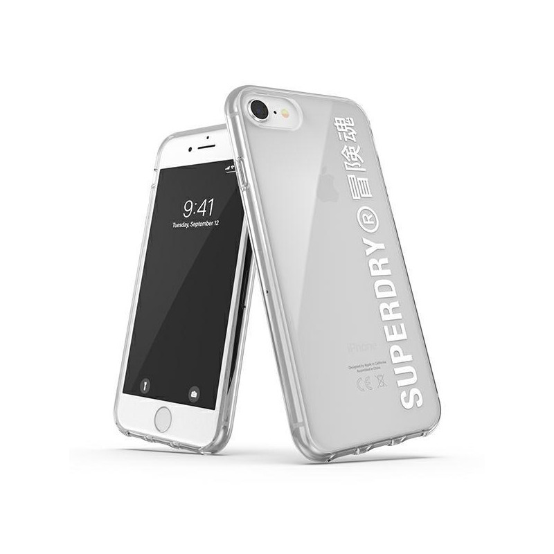 SuperDry Snap dėklas, skirtas iPhone 6 / 6S / 7 / 8 / SE 2020 / SE 2022 - baltas