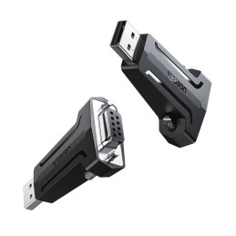 Ugreen adapterio keitiklis DB9 RS-232 - USB juodas (80111 CM326)