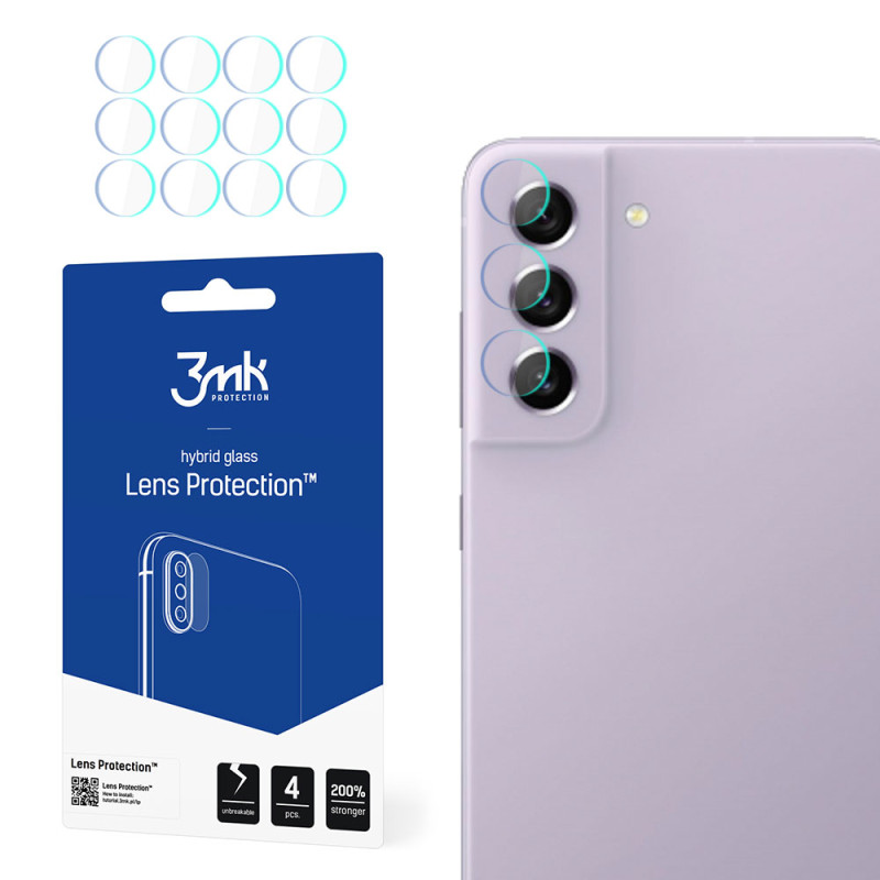 3mk Lens Protection™ hibridinis fotoaparato stiklas, skirtas Samsung Galaxy S21 FE 5G