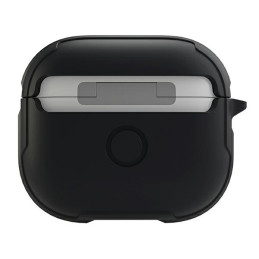 UNIQ Valencia dėklas, skirtas AirPods 3 - juodas