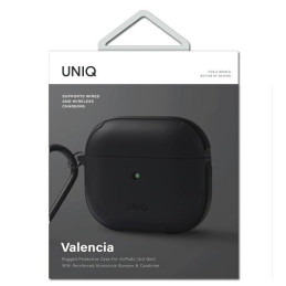 UNIQ Valencia dėklas, skirtas AirPods 3 - juodas