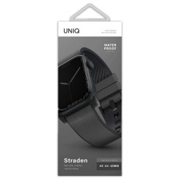 UNIQ Straden odinis hibridinis dirželis, skirtas Apple Watch 1/ 2/ 3/ 4/ 5/ 6/ 7/ 8/ SE/ SE2/ Ultra 42/ 44/ 45/ 49mm – p...