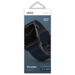 UNIQ Straden odinis hibridinis dirželis, skirtas Apple Watch 1/ 2/ 3/ 4/ 5/ 6/ 7/ 8/ SE/ SE2/ Ultra 42/ 44/ 45/ 49mm – m...