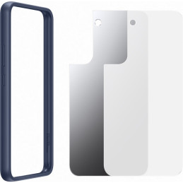 Samsung Frame Cover dėklas, skirtas Samsung Galaxy S22+ (S22 Plus) SM-S906B/ DS tamsiai mėlynas (EF-MS906CNEGWW)