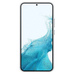 Samsung Leather Cover natūralios odos dėklas, skirtas Samsung Galaxy S22+ (S22 Plus) šviesiai pilkas (EF-VS906LJEGWW)