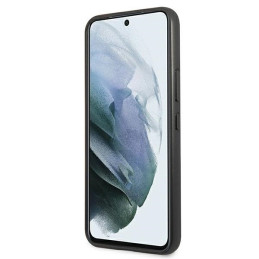 Guess 4G Big Metal Logo dėklas, skirtas Samsung Galaxy S22 - rudas