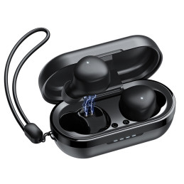 Joyroom belaidės TWS ausinės Bluetooth 5.1 300mAh juodos (JR-TL1 Pro)