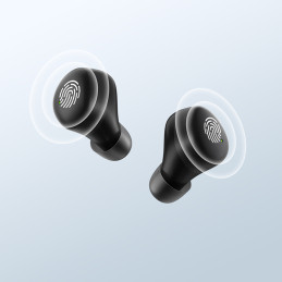 Joyroom belaidės TWS ausinės Bluetooth 5.1 300mAh juodos (JR-TL1 Pro)