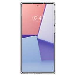 Spigen Skystųjų kristalų dėklas, skirtas Samsung Galaxy S22 Ultra - skaidrus