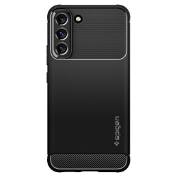Spigen Rugged Armor dėklas, skirtas Samsung Galaxy S22 - matinė juoda