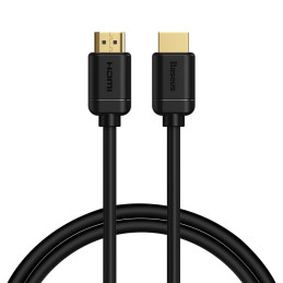 Bazinis kabelis HDMI 2.0 4K 60 Hz 3D HDR 18 Gbps 1 m juodas (CAKGQ-A01)