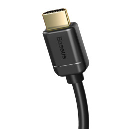Bazinis kabelis HDMI 2.0 4K 60 Hz 3D HDR 18 Gbps 1 m juodas (CAKGQ-A01)