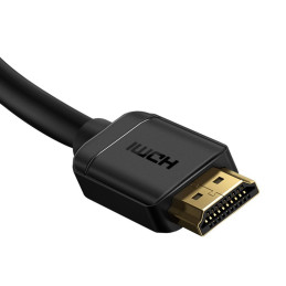 Bazinis kabelis HDMI 2.0 4K 60 Hz 3D HDR 18 Gbps 1 m juodas (CAKGQ-A01)