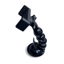 GoPro laikiklis su siurbtuku GoPro, DJI, Insta360, SJCam, Eken sporto kameroms + išmaniojo telefono adapteris (GoPro aut...