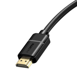 Bazinis kabelis HDMI 2.0 4K 60 Hz 3D HDR 18 Gbps 3 m juodas (CAKGQ-C01)