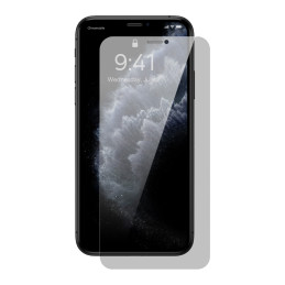 Baseus Privacy Anti Spy grūdintas stiklas, skirtas iPhone 11 Pro Max / iPhone XS Max su padėties nustatymo reguliatorium...