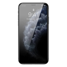 Baseus Privacy Anti Spy grūdintas stiklas, skirtas iPhone 11 Pro Max / iPhone XS Max su padėties nustatymo reguliatorium...