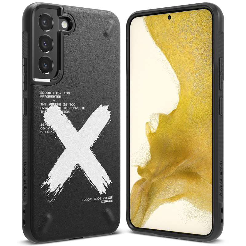 Ringke Onyx dizaino patvarus dėklo dangtelis, skirtas Samsung Galaxy S22+ (S22 Plus) juodas (X) ()