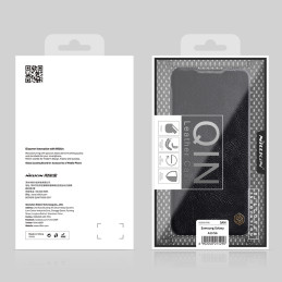 Nillkin Qin odinis dėklas Samsung Galaxy A13 5G juodas