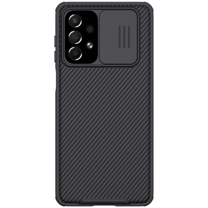 Nillkin CamShield Pro Case Armored Case Cover kameros apsauga, skirta Samsung Galaxy A73 Black