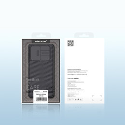 Nillkin CamShield Pro Case Armored Case Cover kameros apsauga, skirta Samsung Galaxy A73 Black
