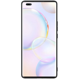 Nillkin Textured Case tvirtas sustiprintas dėklas su gelio rėmu ir nailonine nugara, skirtas Honor 50 Pro juodai