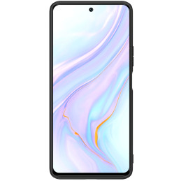Nillkin Textured Case patvarus sustiprintas dėklas su gelio rėmu ir nailonine nugara, skirtas Honor 50 SE juodai